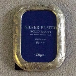 Solid Brass Silver Picture Frame | Vintage. NWT